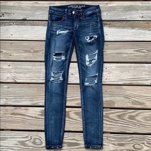 Super Stretch Super Low AE jeggings